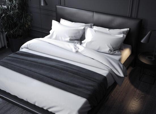 Arbemu - bed linen,black-realistic-bed-white-linens-dark, supplier, wholesaler, in Turkey, Turquie, Türkei