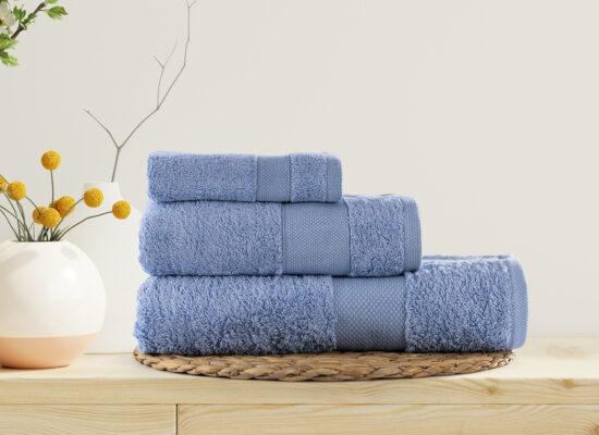 Arbemu towels - 3-piece-plush-bath-towels-set in Turkey