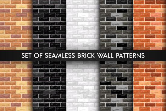 Arbemu, construction material, vector-brick-wall-seamless-background-set, supplier, wholesaler, in Turkey, Türkei, Turquie