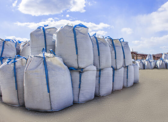 Arbemu, bulk bag -open-warehouse-big-bags-against-blue - supplier, manufacturer, in Turkey, Turkei, Turquie